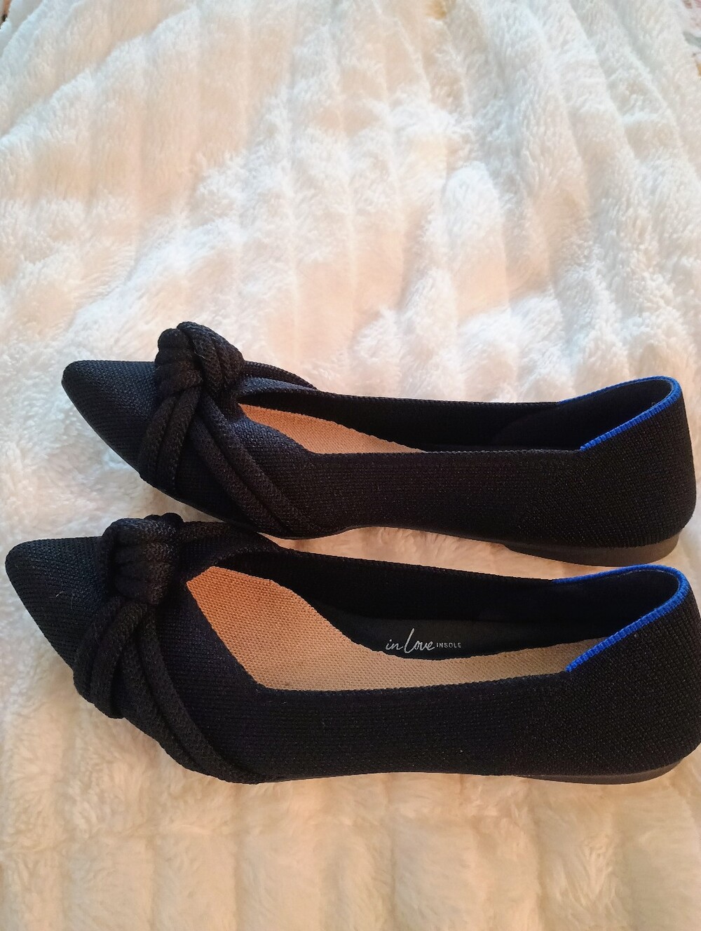 Rothy's Black Knot Point Flats
